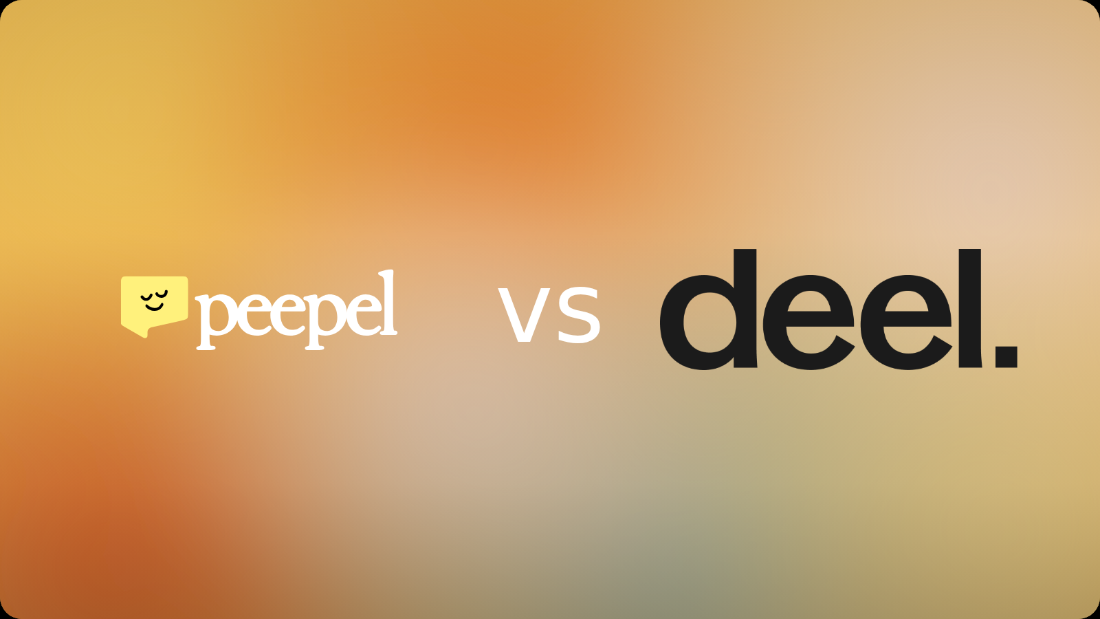 Peepel vs. Deel.